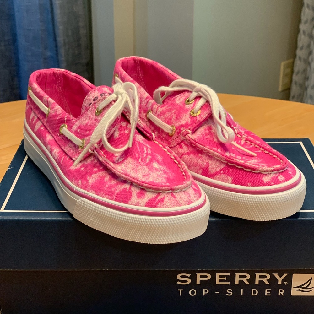 Sperry, Biscayne Pink Tie Dye, 5.5M